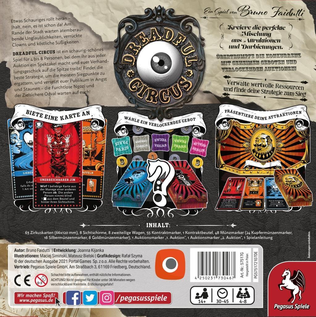 Dreadful Circus (Portal Games) (Spiel)