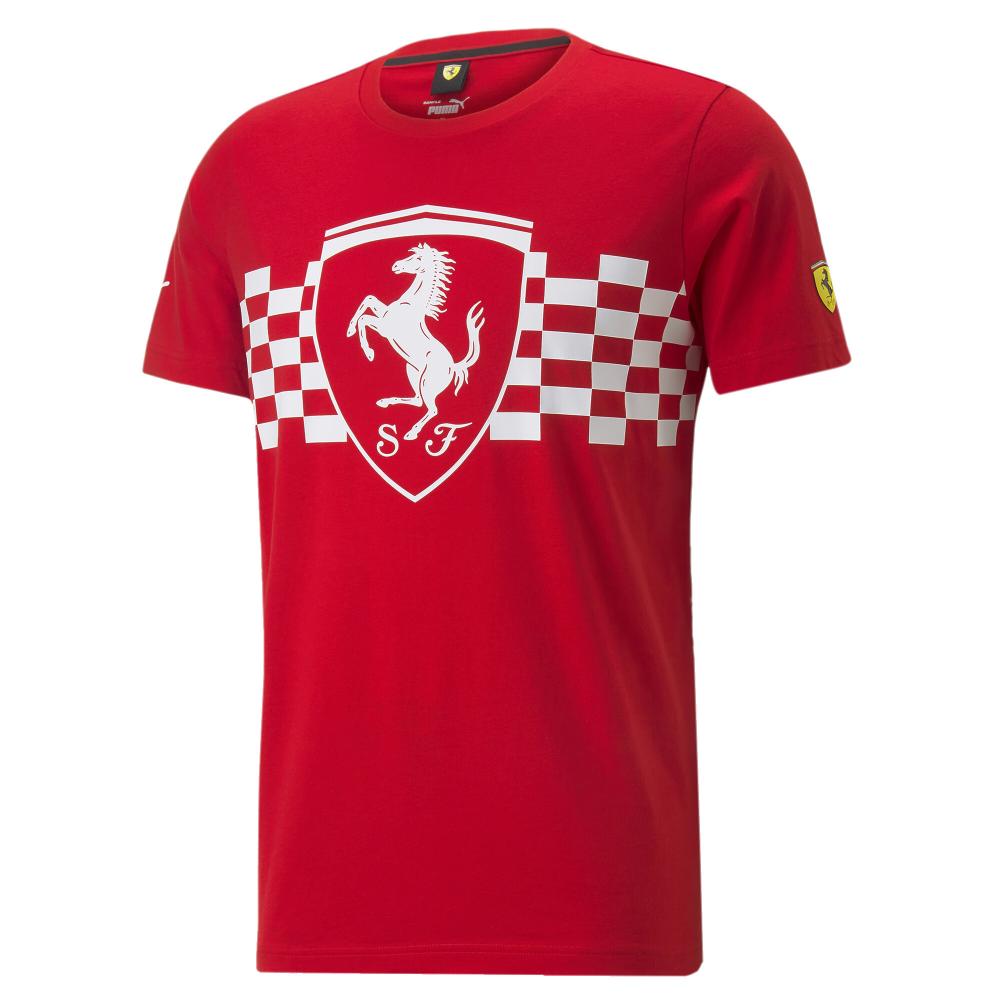 Puma T-shirt Rouge Homme Puma Ferrari Race Tonal 535849
