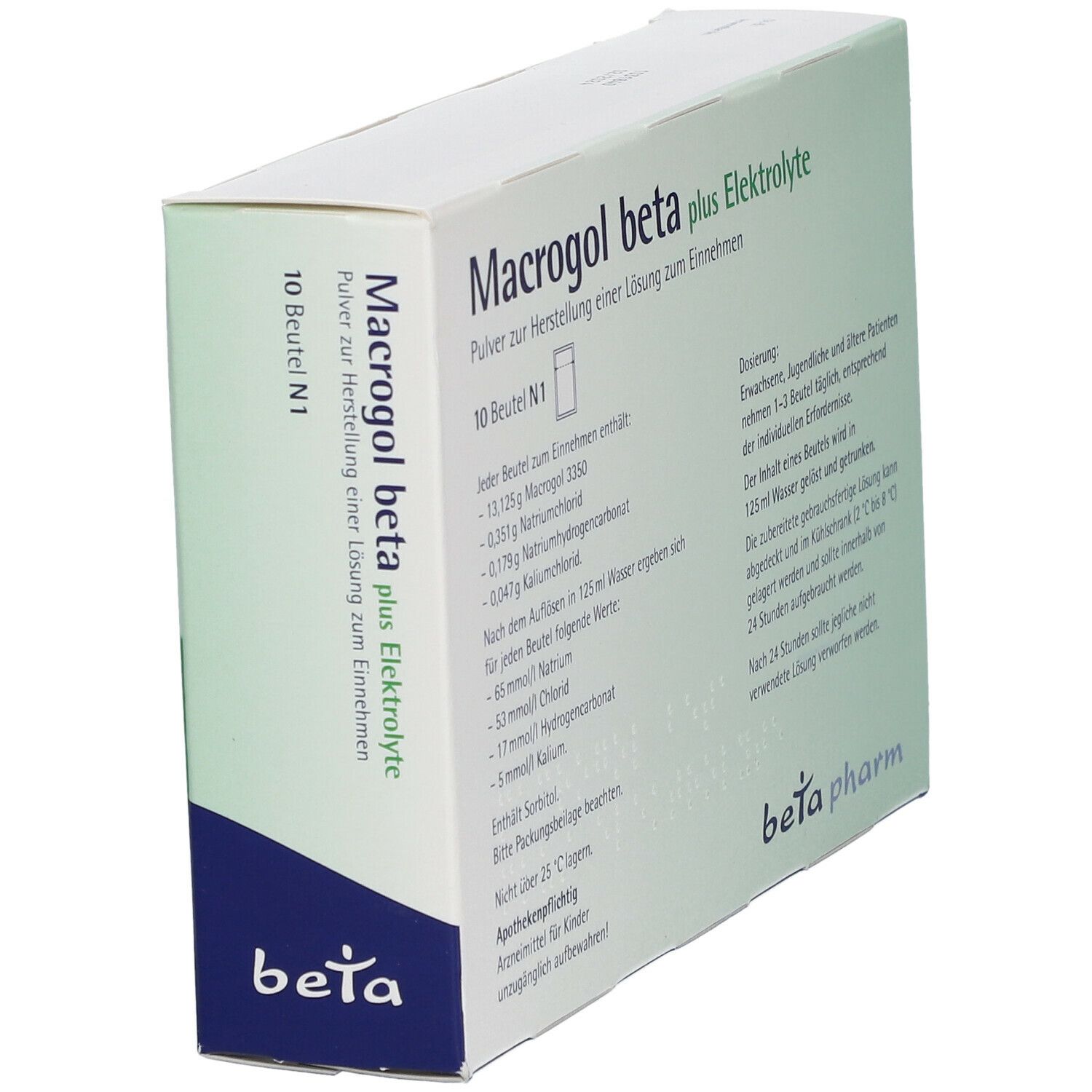 Macrogol beta plus Elektrolyte Pulver