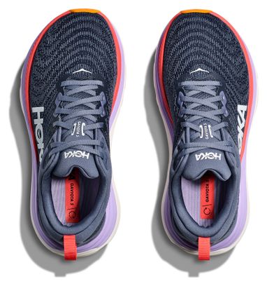 Chaussures Running Hoka Gaviota 5 Bleu/Rose Femme