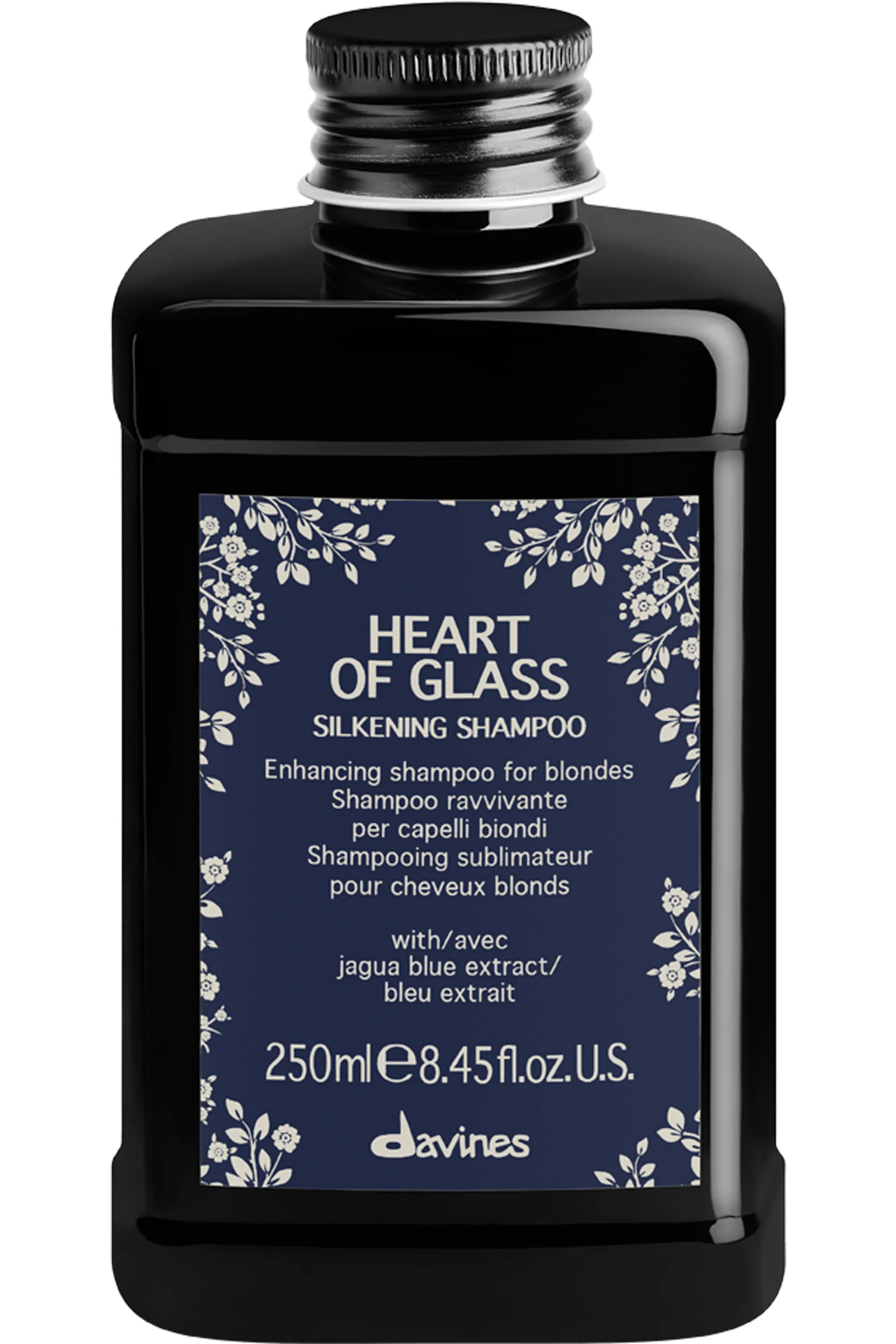 Davines Shampoing sublimateur pour cheveux blonds Heart of Glass-250 ml