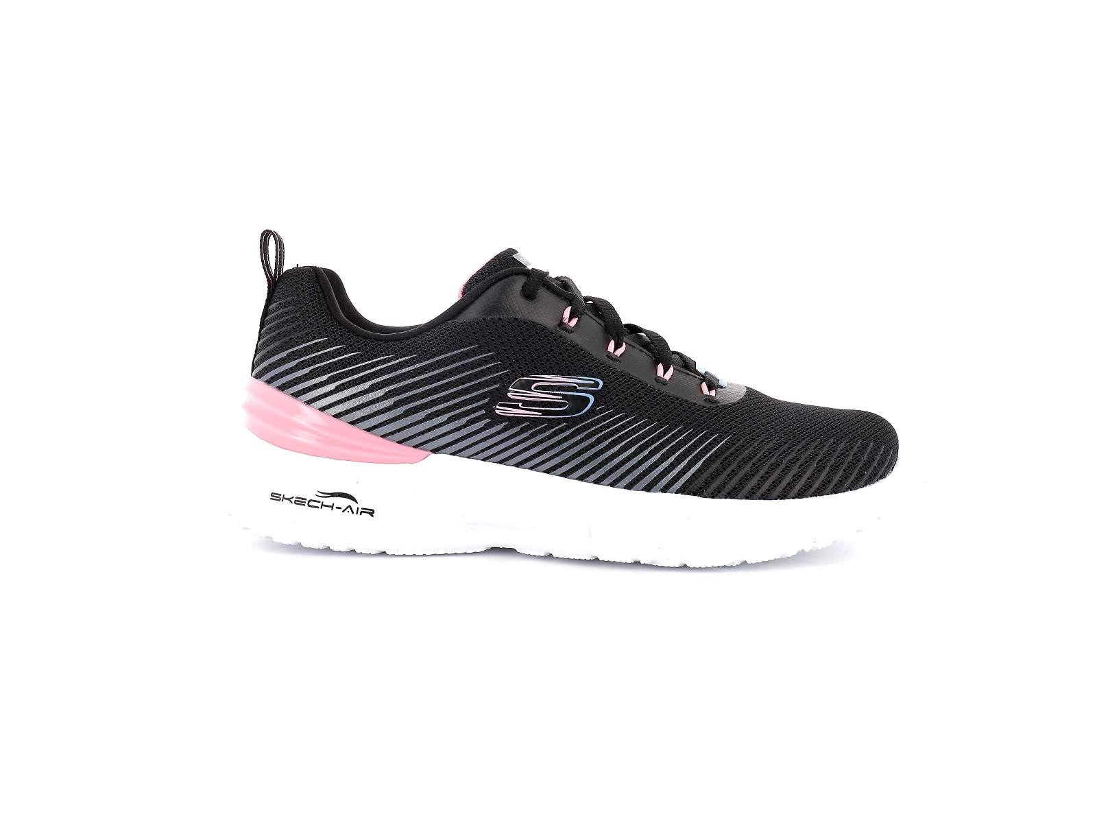 Skechers-SKECH AIR DYNAMIGHT LUMIN Synthétique Noir Rose