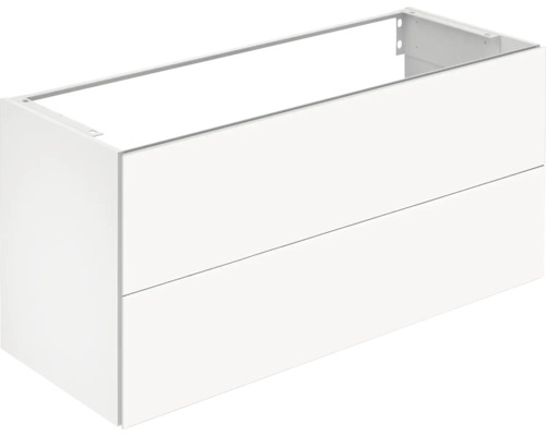 KEUCO X-Line wastafelmeubel, afmetingen (B x H x D): 120 x 60,5 x 49 cm, frontkleur: glanzend wit, 33183300000