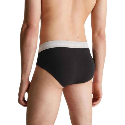 Calvin Klein Jeans - HIP BRIEF 3PK B- BLACK Negro