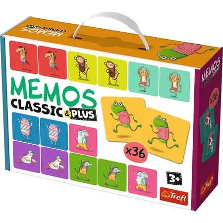 Trefl Memos Classic & Plus - Bewegung und Geräusche