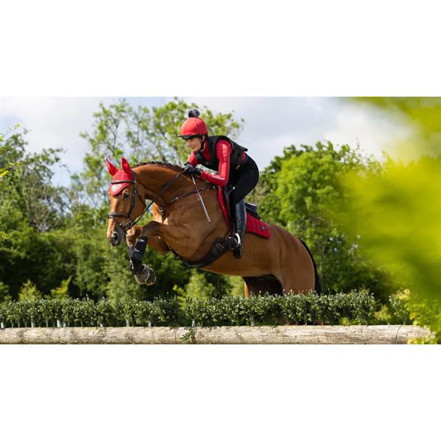 Zadeldek LeMieux Loire Classic Square Close Contact Springen Rood