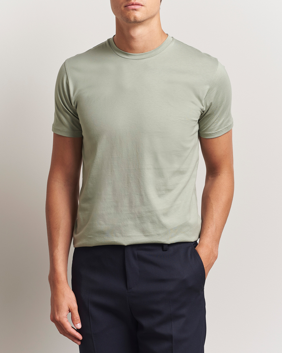 Sunspel Riviera Midweight T-Shirt Pastel Green