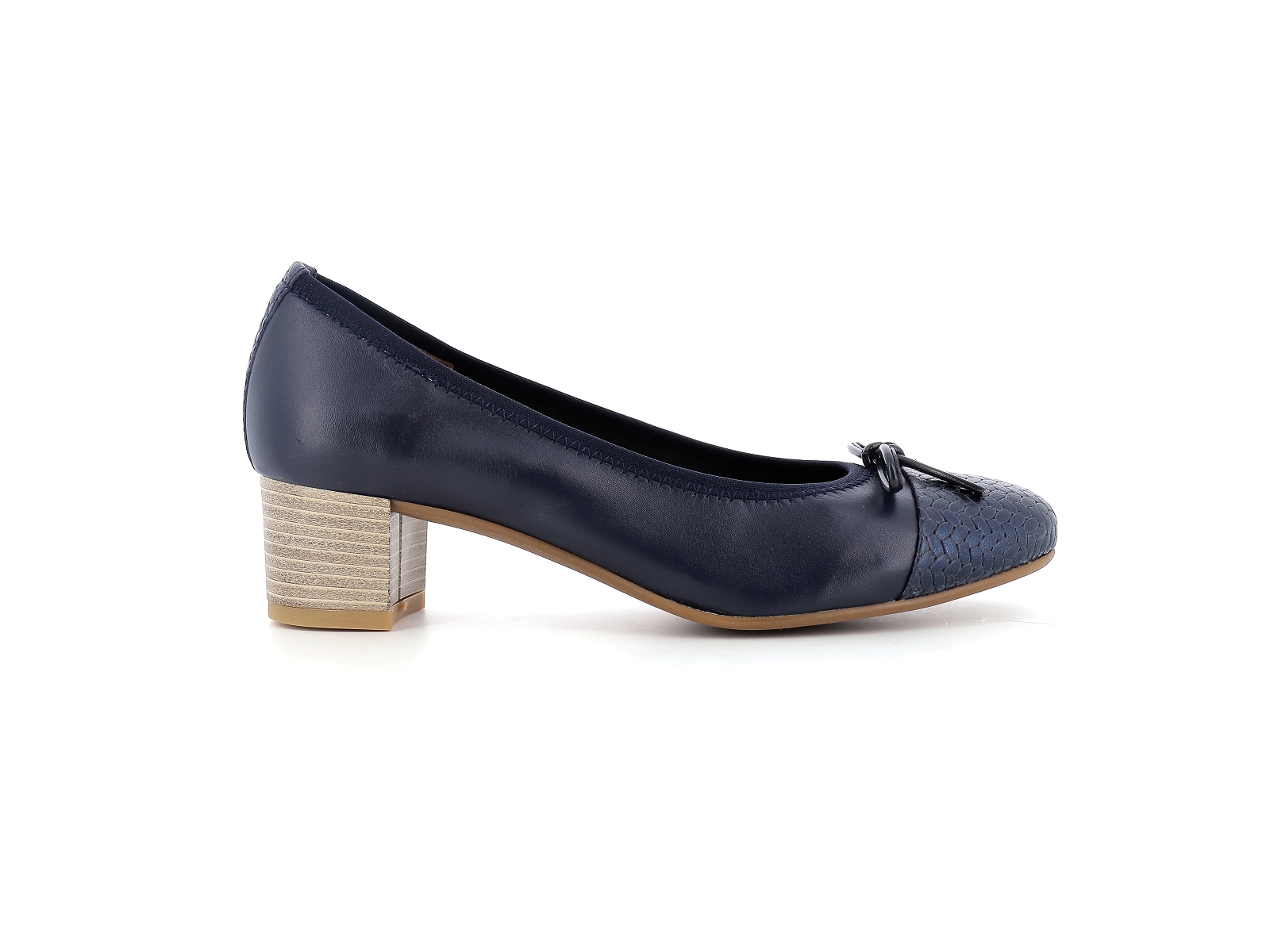 Cavargna shoes-TAMARA Cuir Marine