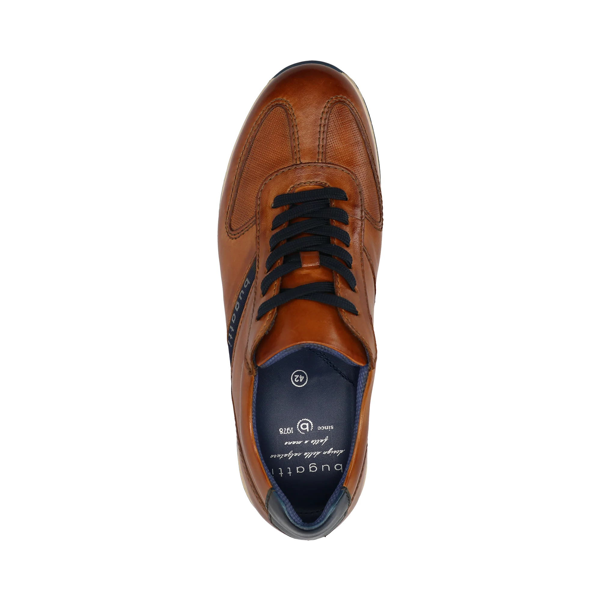 Sneaker cognac