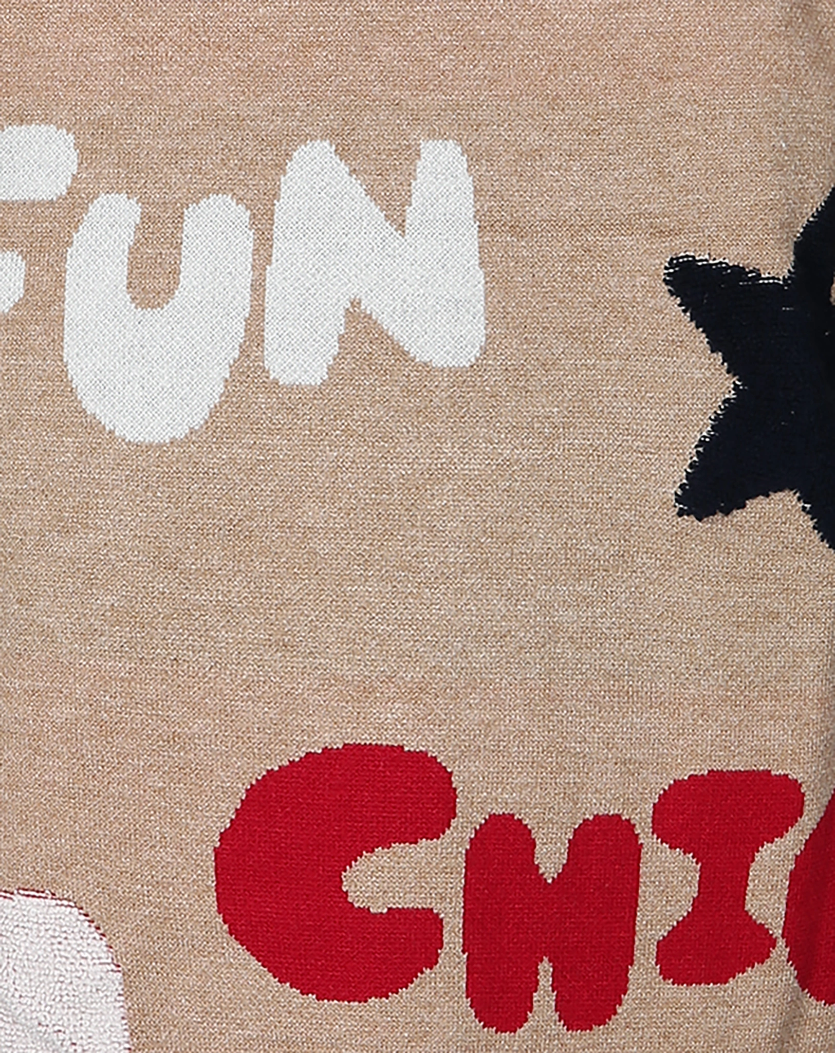Langarm-Kleid LOVE & FUN in beige