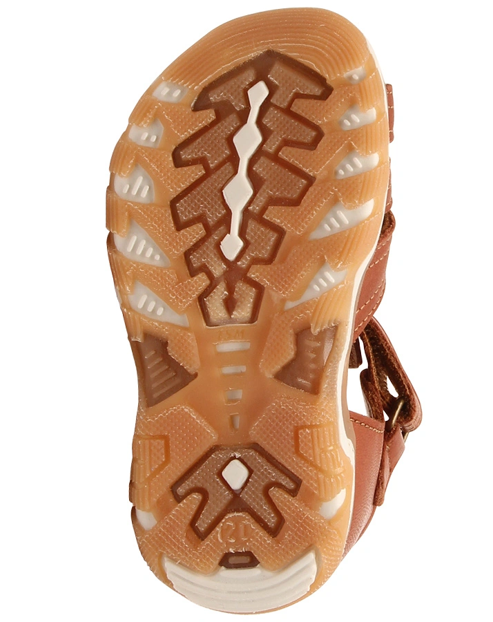 Sandalen ANNI mit Zehenschutz in cognac