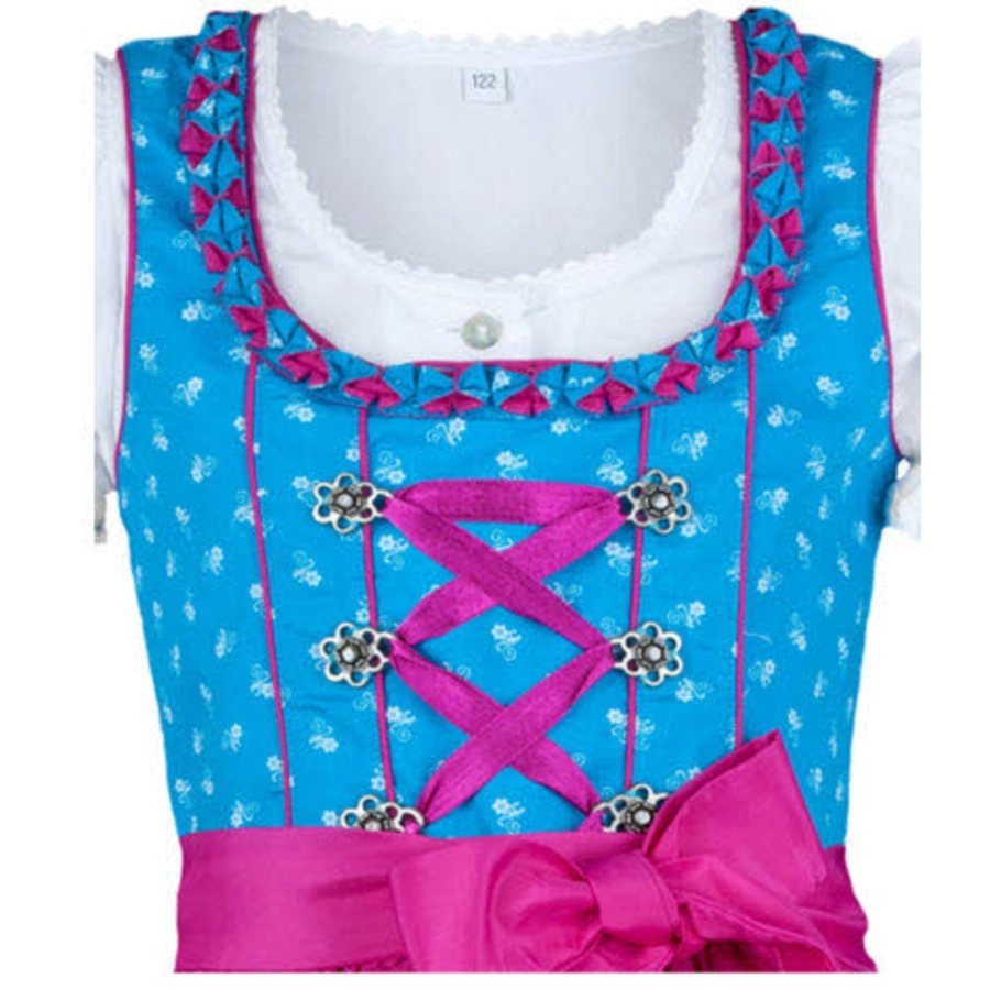 Nübler Kinderdirndl 3-teilig Emilia Türkis