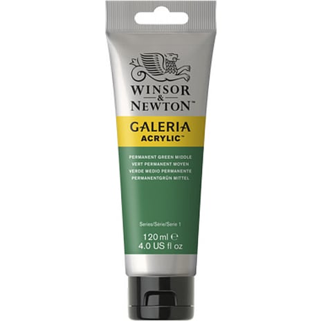 Winsor & Newton Galeria acrylic 120ml Perm Green med 484