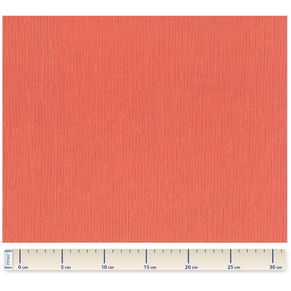 Coupon Tissu 1 M Gaze Lurex Corail