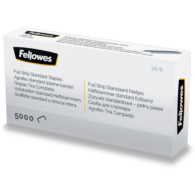 Fellowes Heftklammern 5117501, 26/6, 5000 Stück