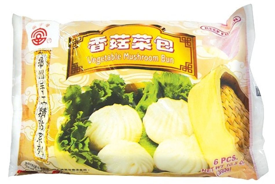 Fu-Zi Bevroren Gestoomde Broodjes met Groenten & Champignon 6st 300g