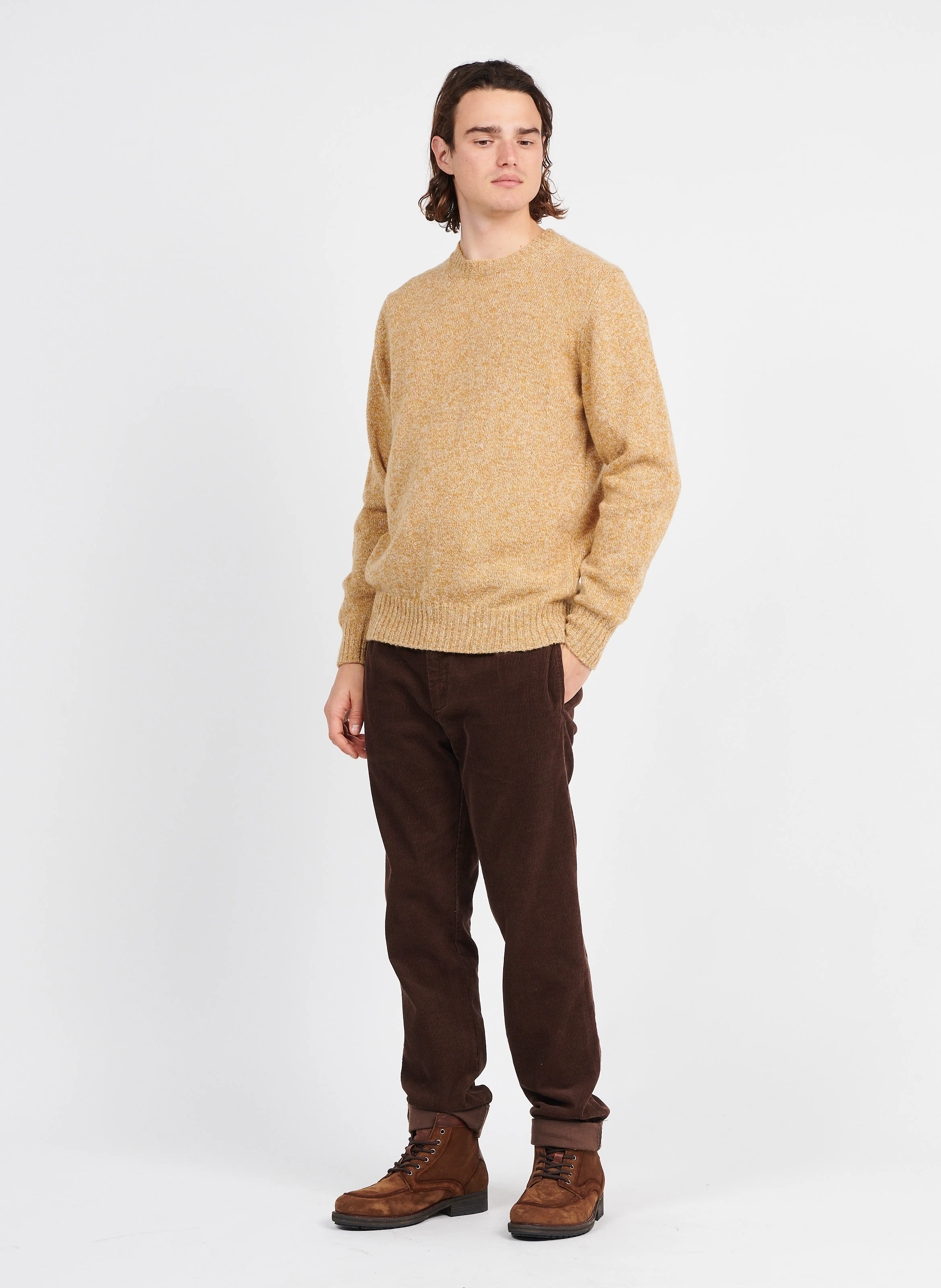 MELTING MED WORKER - Bottines à lacets en cuir | Marron