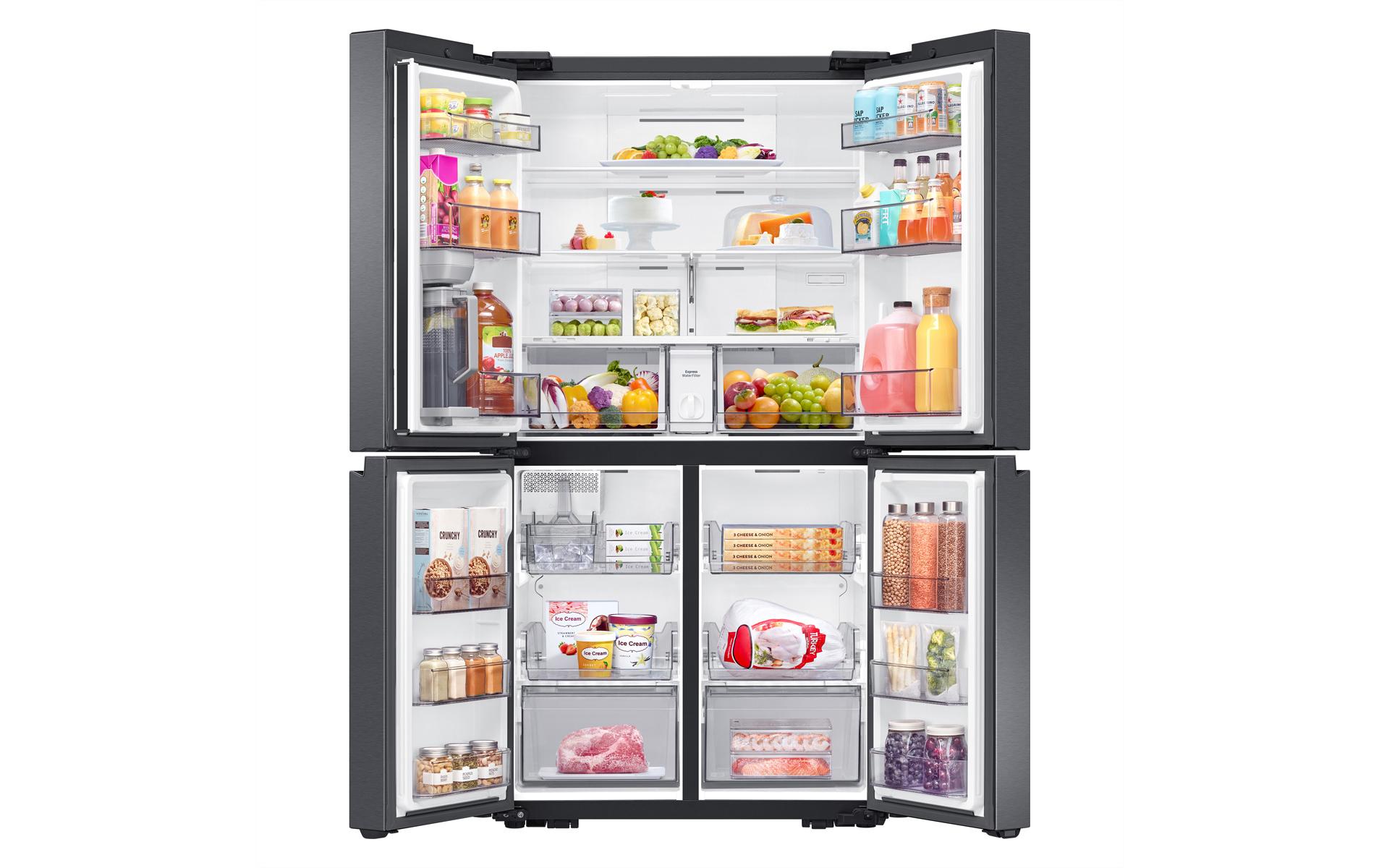 Foodcenter RF59C701EB1/WS Schwarz<br>Side by Side Kühl- und Gefrierteil