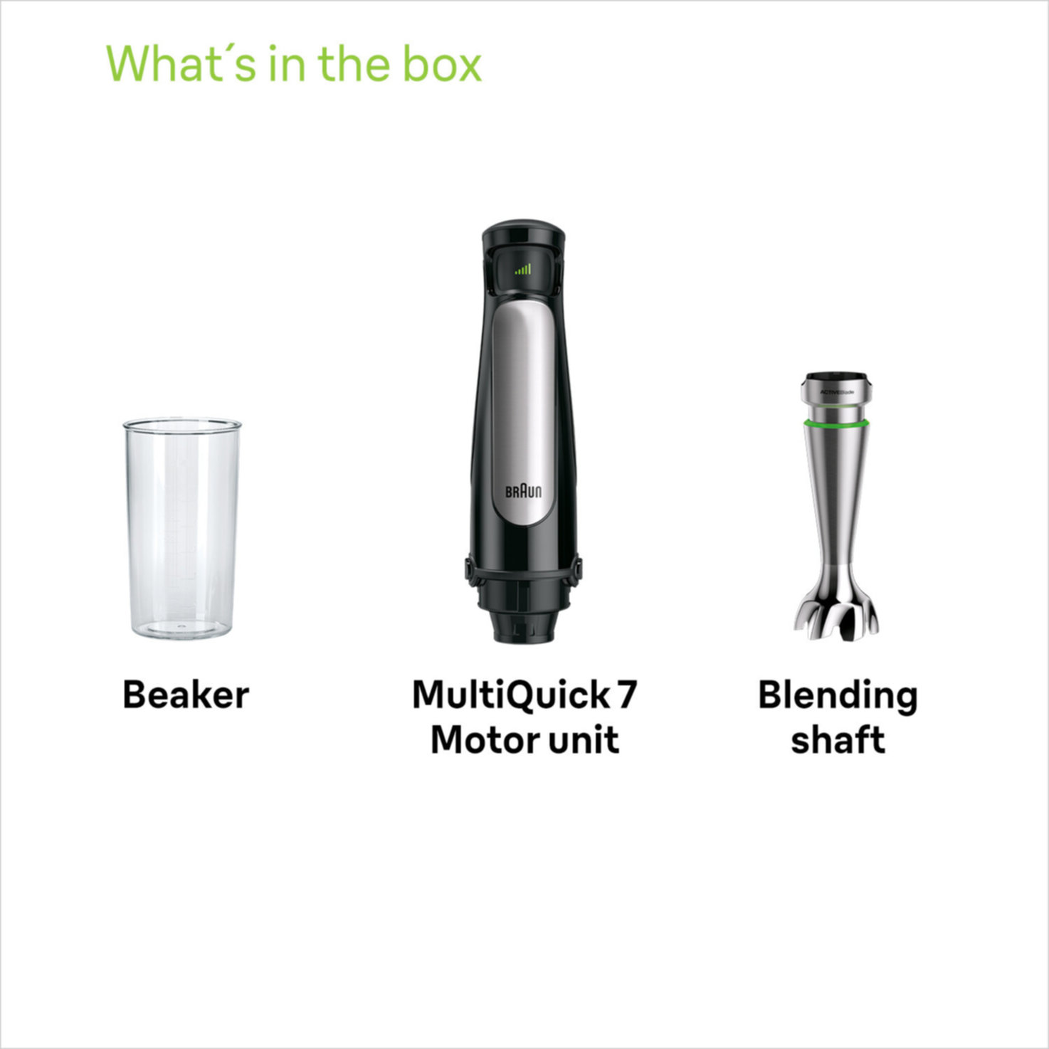 Braun Stabmixer MQ7000X MutliQuick 7