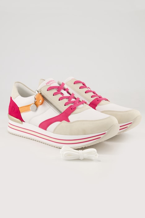 Remonte x Elle Leder-Sneaker, Wechselfußbett, Weite G