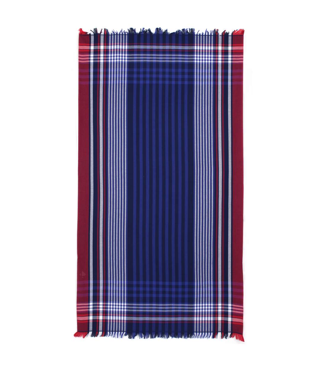 Fouta doublée éponge 100x180 cm CALADOR Multicolore vert