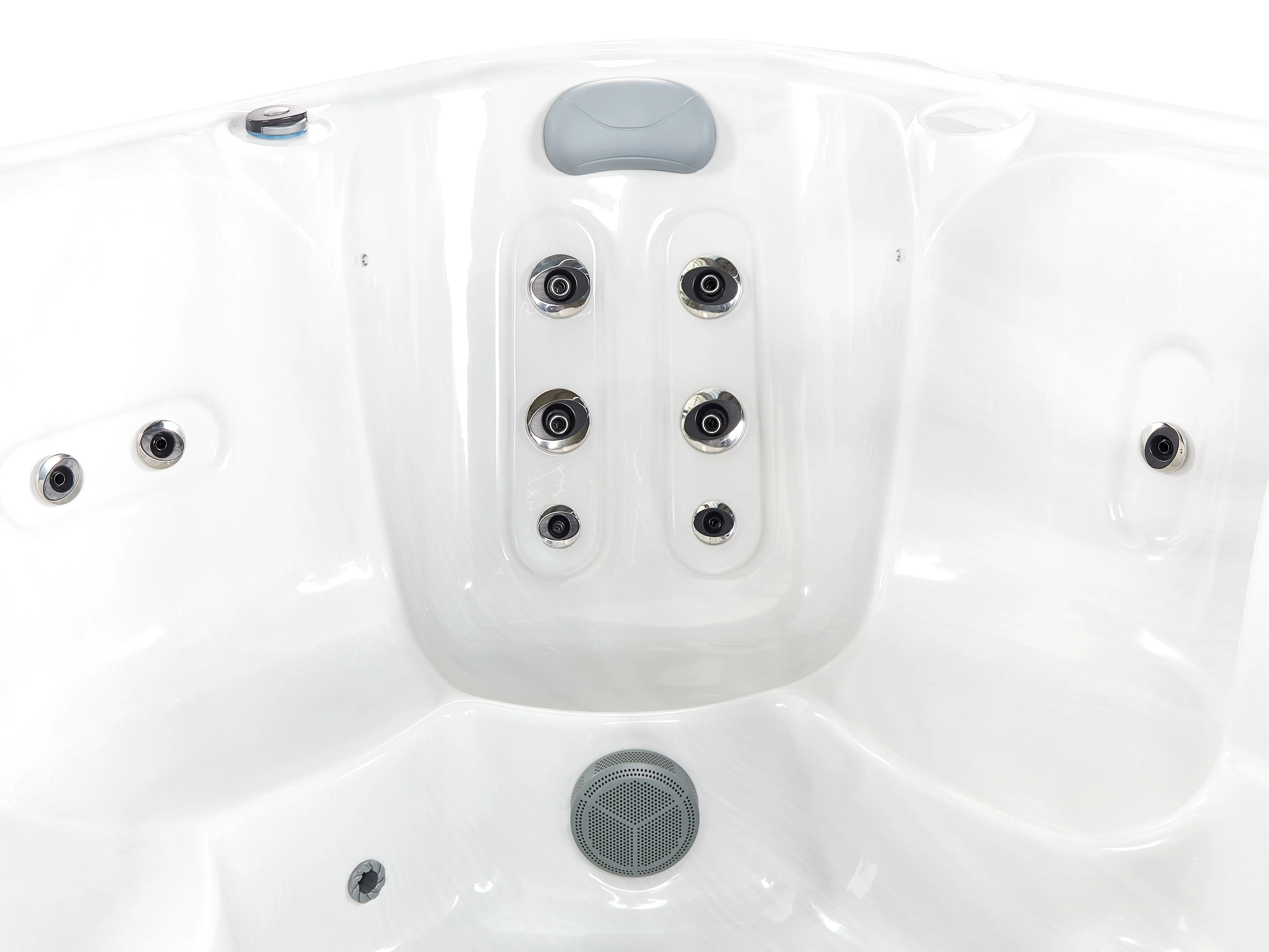 Buiten hottub met LED CALIMA Wit