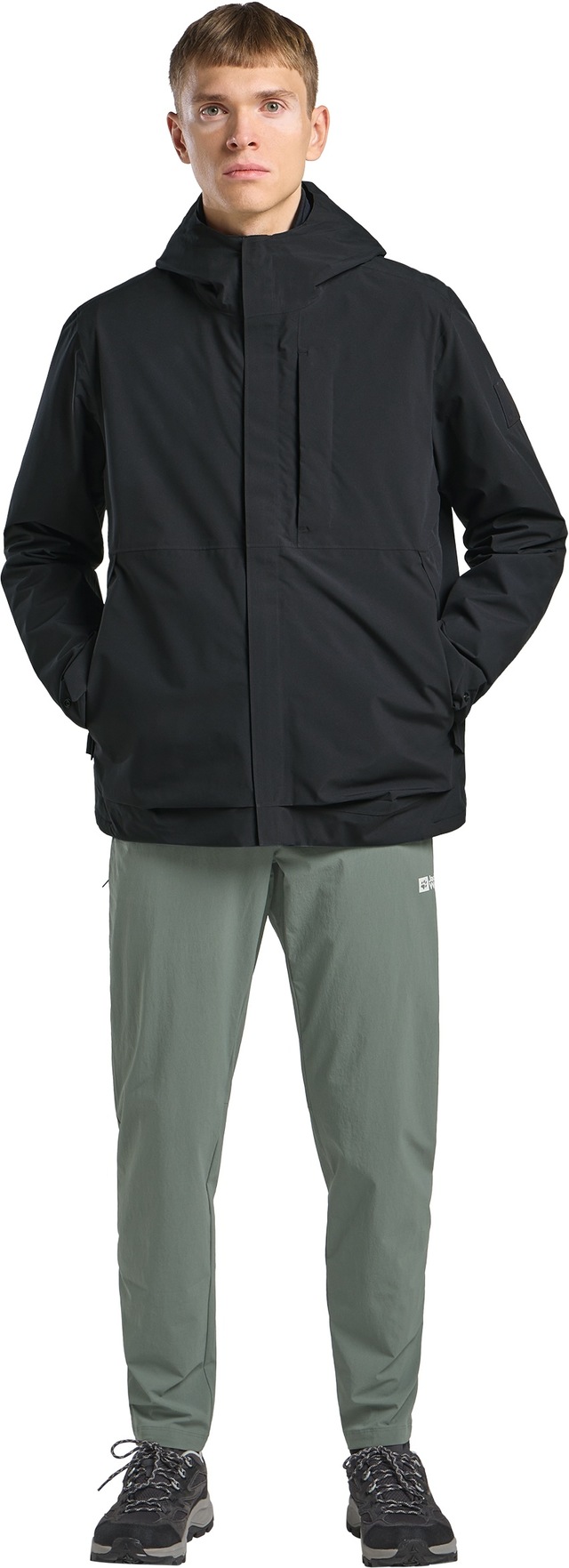 Jack Wolfskin Funktionsjacke »MAINKAI JKT M« mit Kapuze