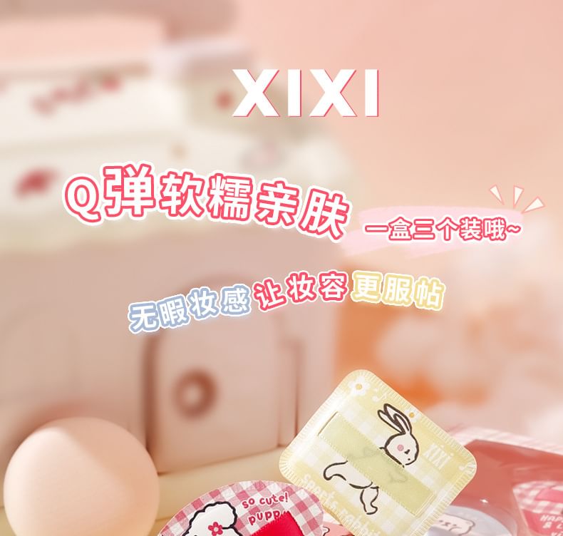 xixi - Zachte make-up puffset