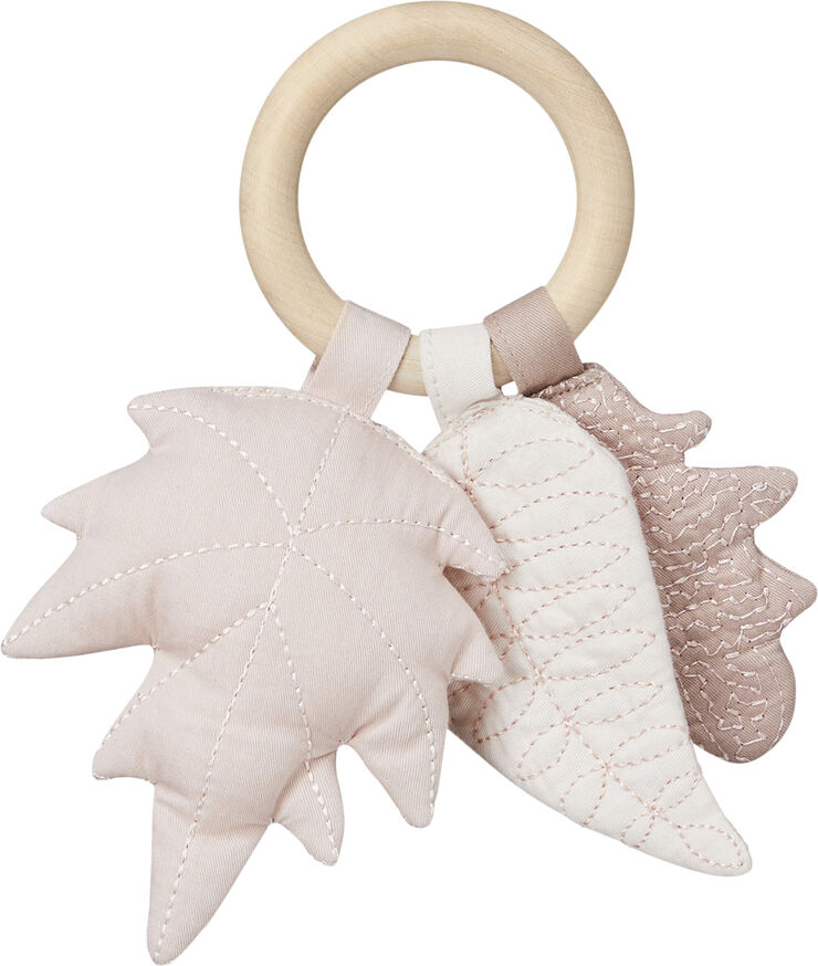 Cam Cam Copenhagen Leaves Rattle Mix rose