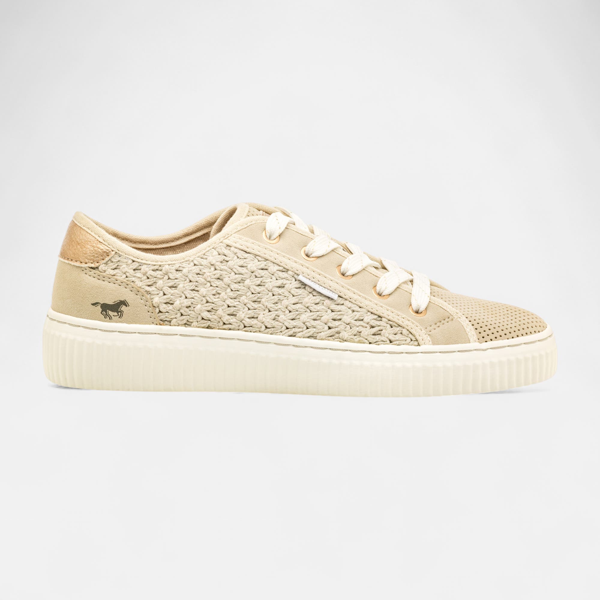 Baskets basses Femme beige