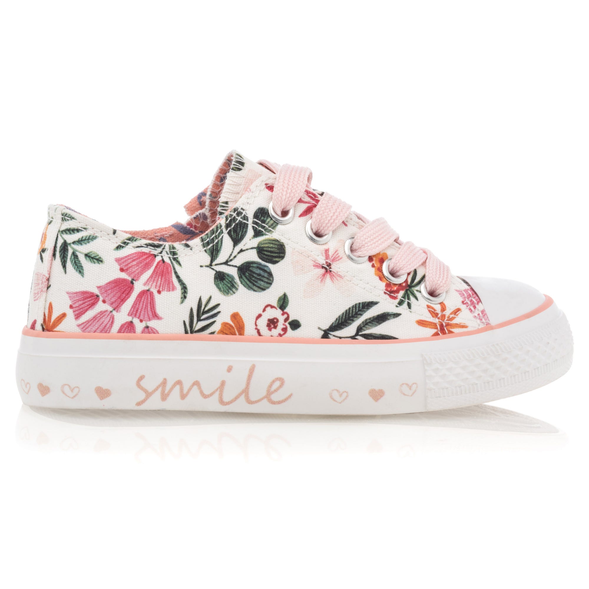 Baskets en toile Fille blanc