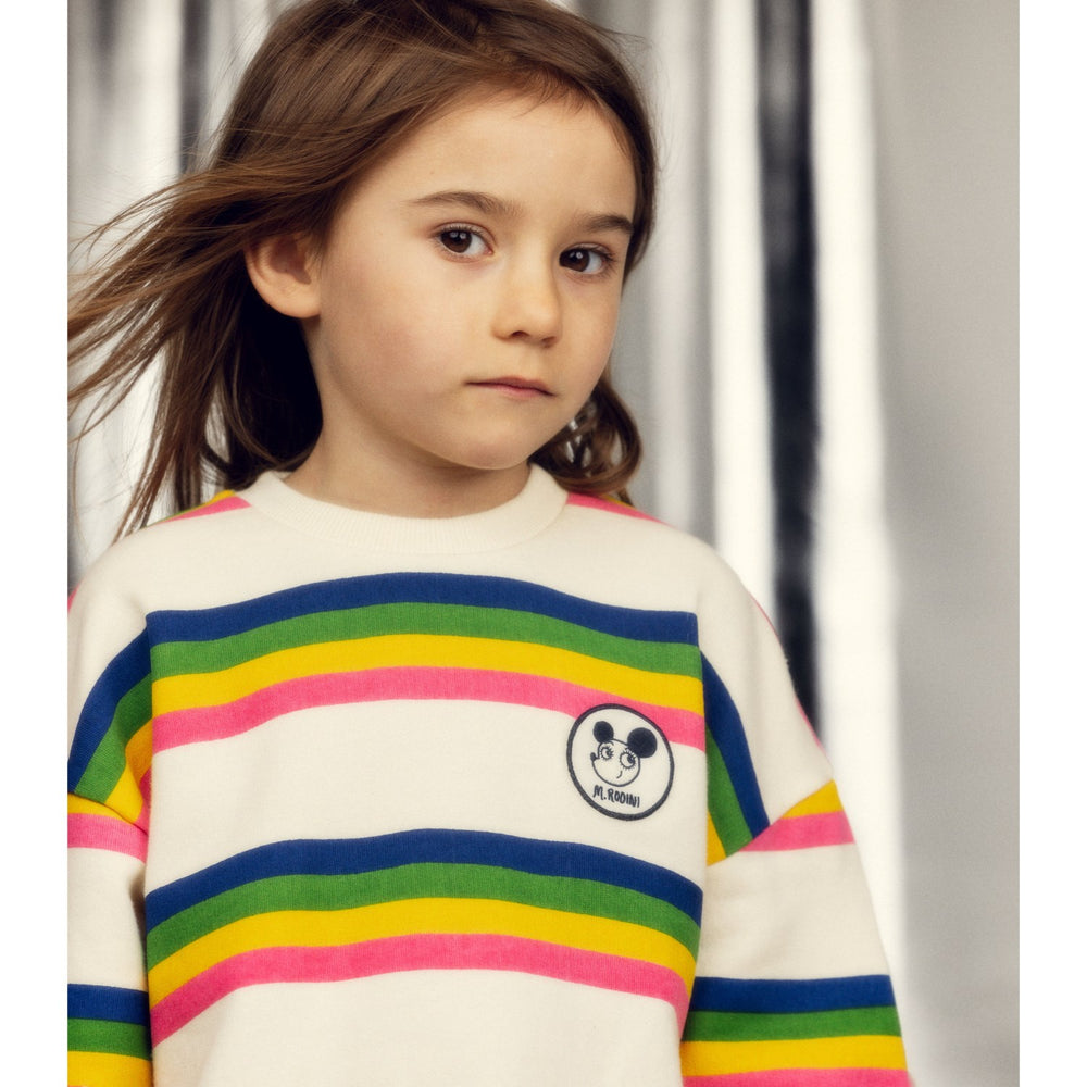 Køb Mini Rodini Multi Ritzratz Stripe Sweatshirt