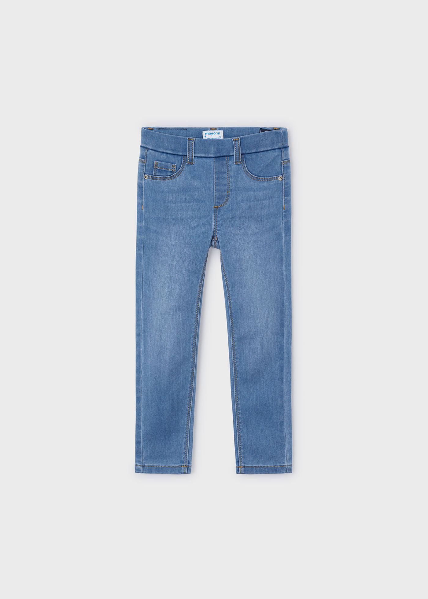 Calça jeans skinny ecowash para meninas