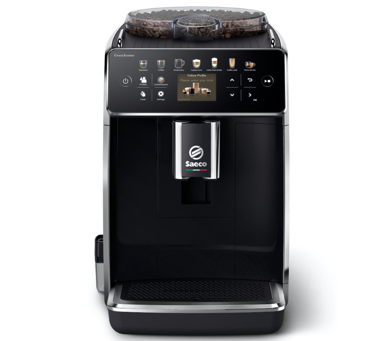 Saeco Gran Aroma SM6580/00 Noir Laqué - Pack Zen Garantie 3 ans Coloris:Noir