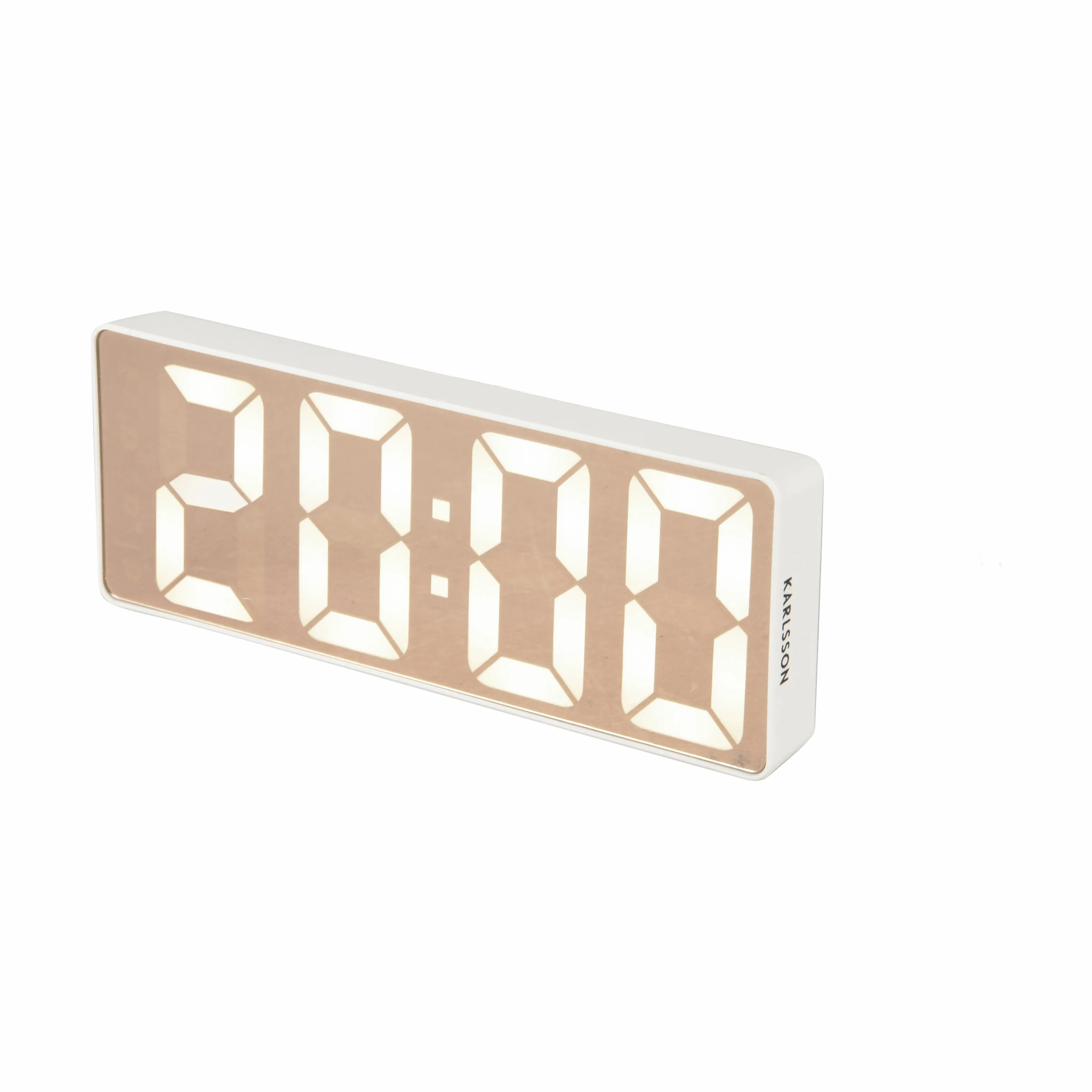 Karlsson Copper Mirror LED Vækkeur
