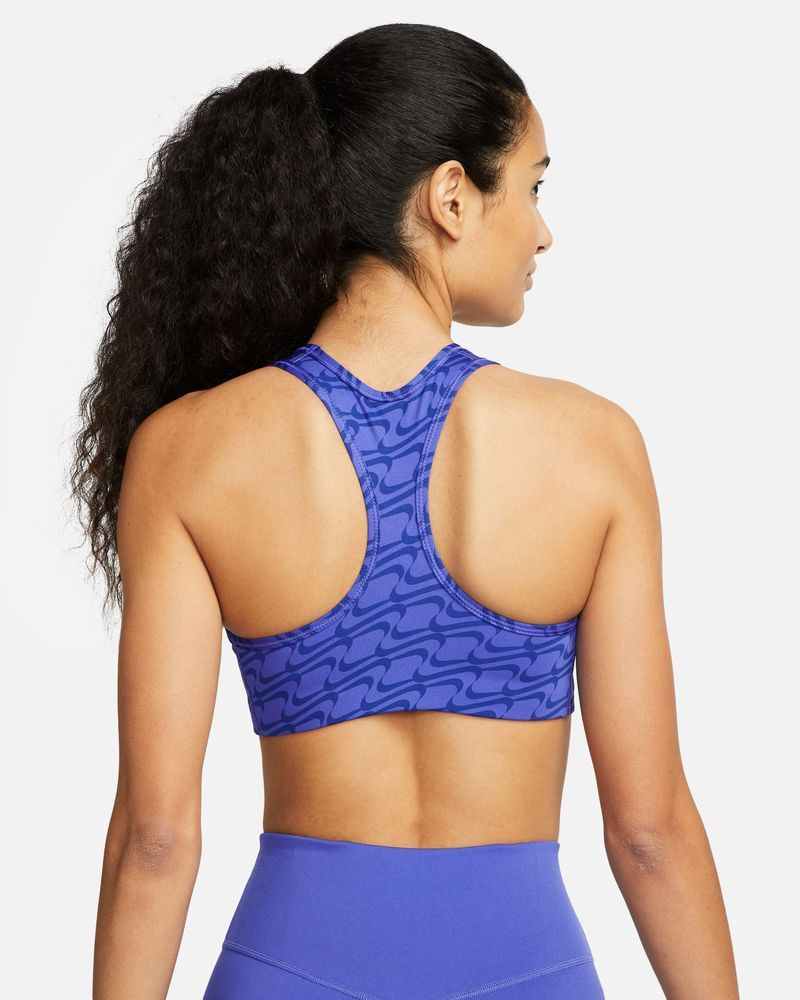 Brassière Nike Swoosh Bleu pour femme