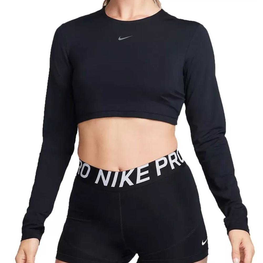Nike T-Shirt Noir Femme Nike Crop