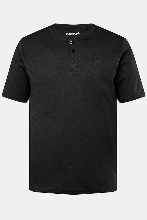 Men+ Henley, Basic, Halbarm, Rundhals, bis 8 XL
