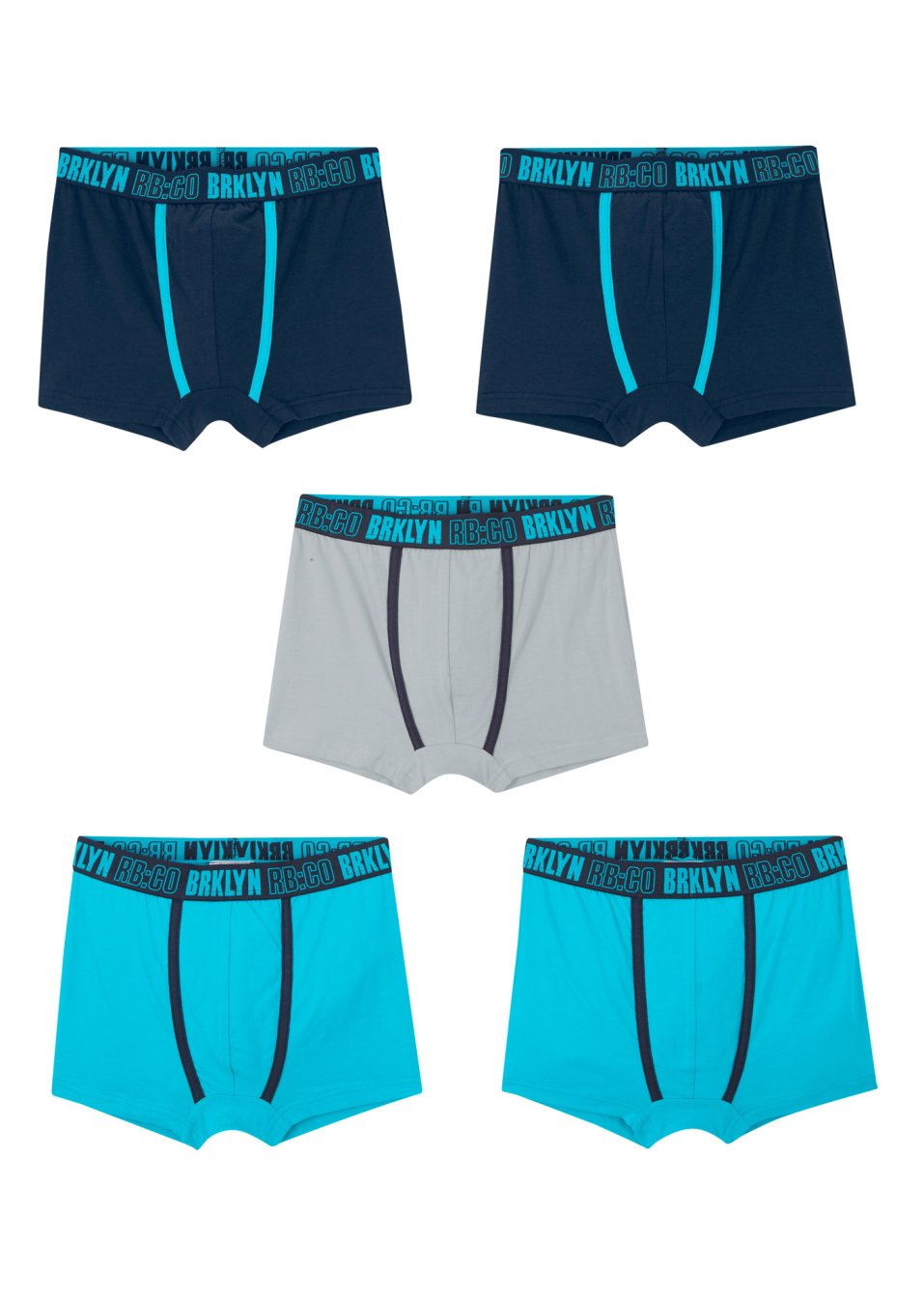 Lot de 5 boxers garçon