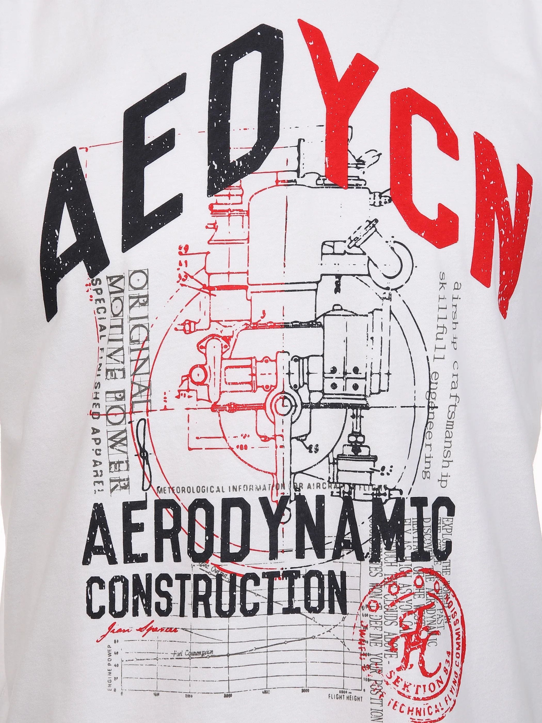 Herren Shirt mit Frontprint
