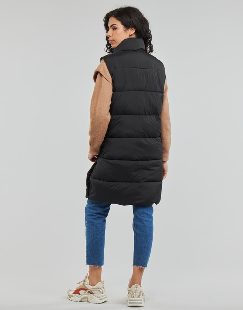Superdry - STUDIOS LONGLINE QUILTED GILET - Black