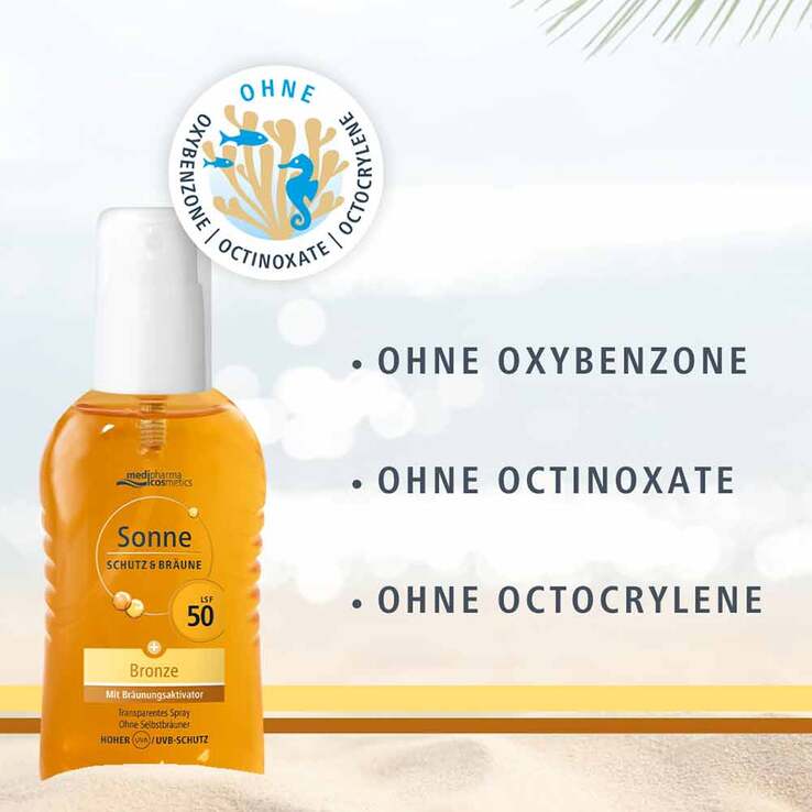 Sonne Schutz & Bräune Pump-Spray bronze LSF 50, 200 ml