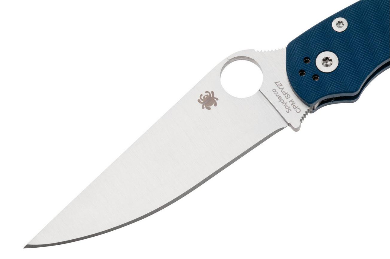 Spyderco Military 2 CPM SPY27 C36GPCBL2 Cobalt Blue G10 zakmes