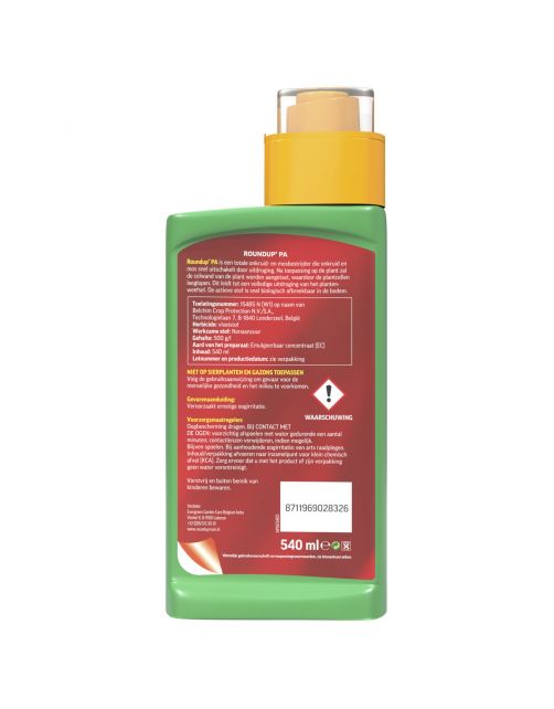 Round-Up Natural Concentraat - Zonder Glyfosaat - Onkruidbestrijding - 540 ml