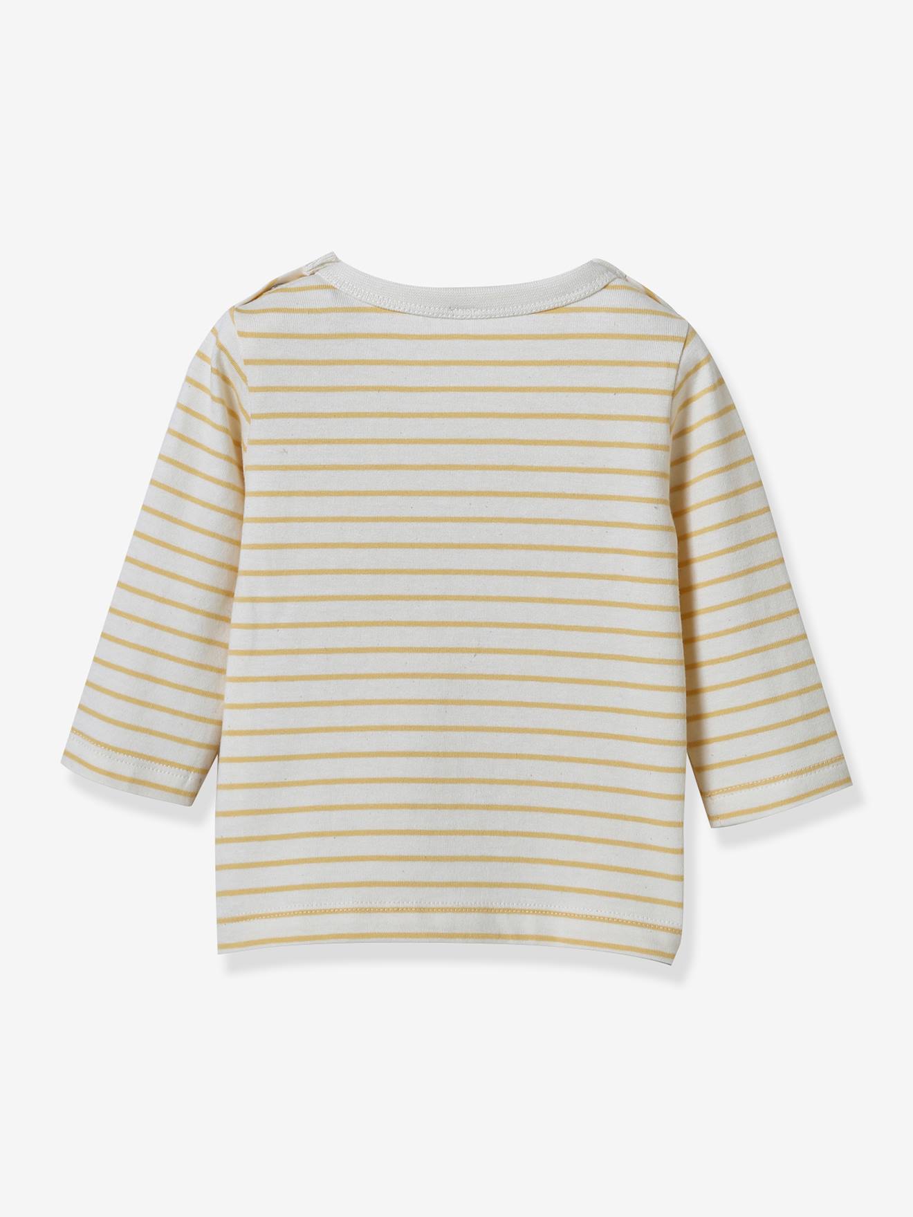 Camiseta de marinheiro em algodão orgânico para bebê