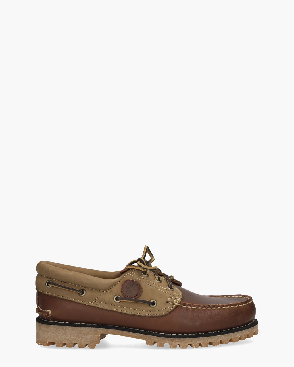 Timberland Authentics 3-Eye Classic Lug Boat Shoe Roodbruin Heren Veterschoenen