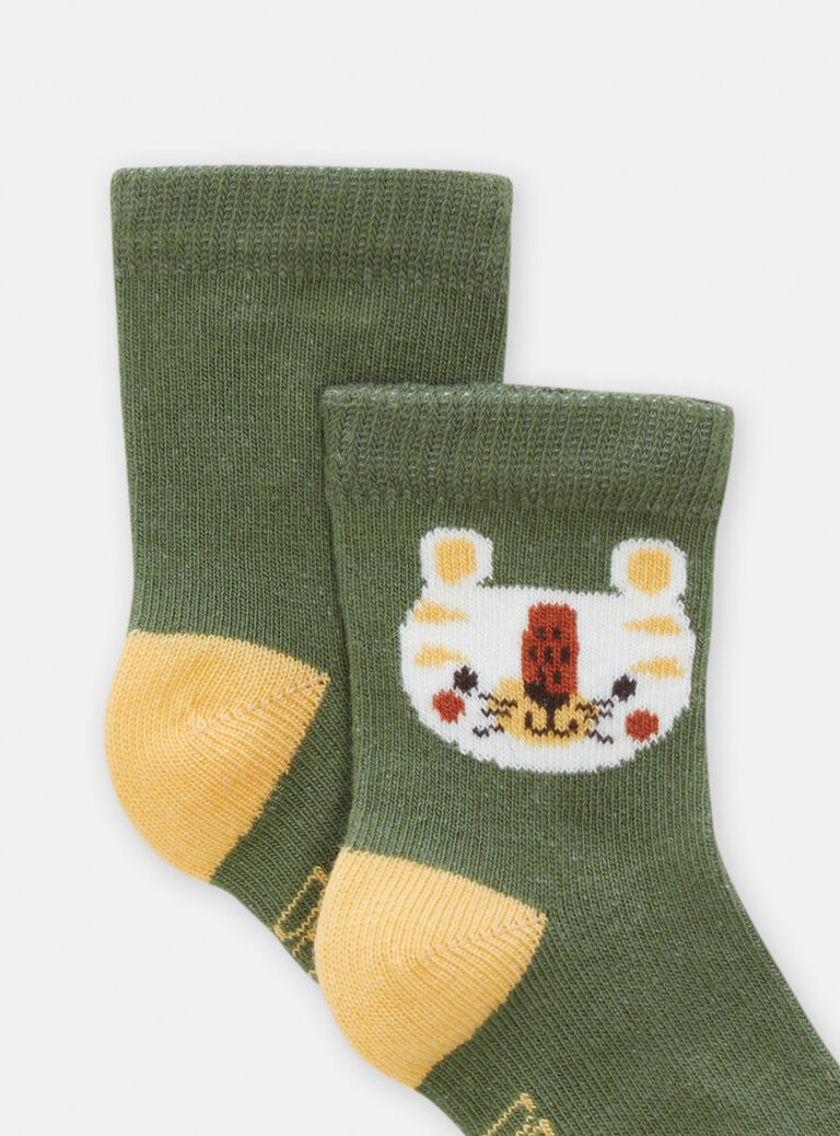 Chaussettes à motif tigre pour bébé garçon