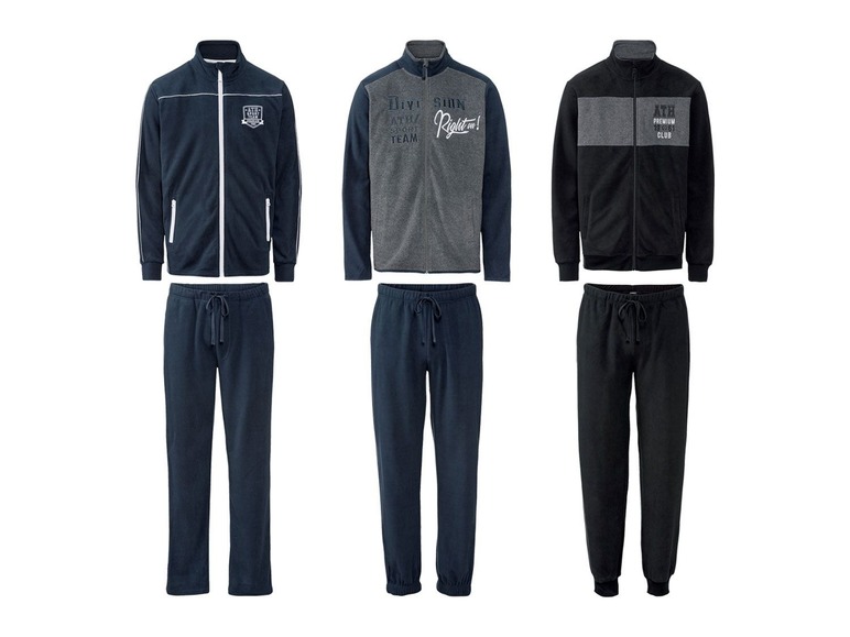Fleece huispak voor heren