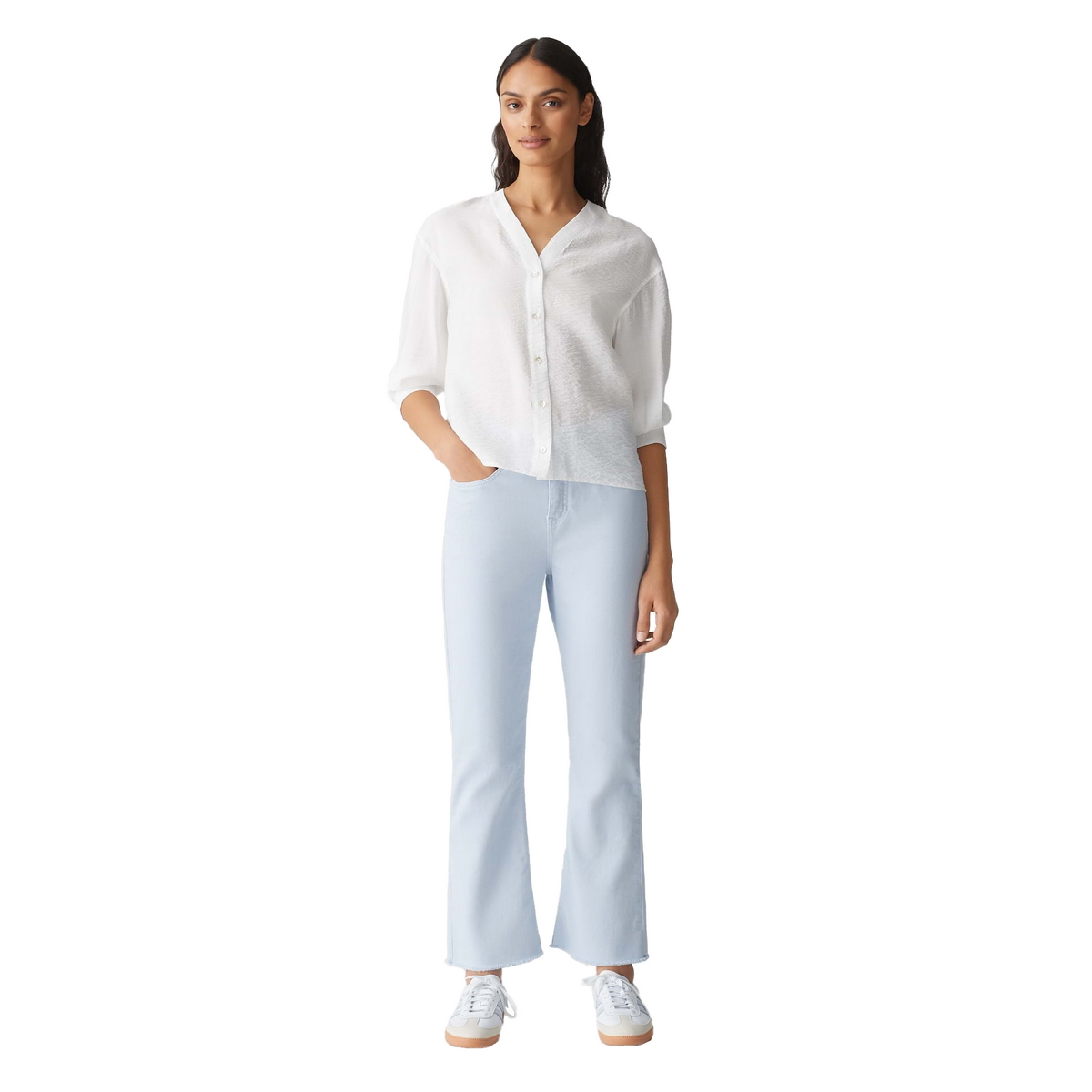 Dames Blouse 25016 blouse uni oversized