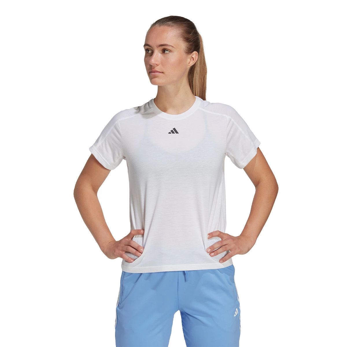 T-Shirt adidas Training Essentials Crew Mulher